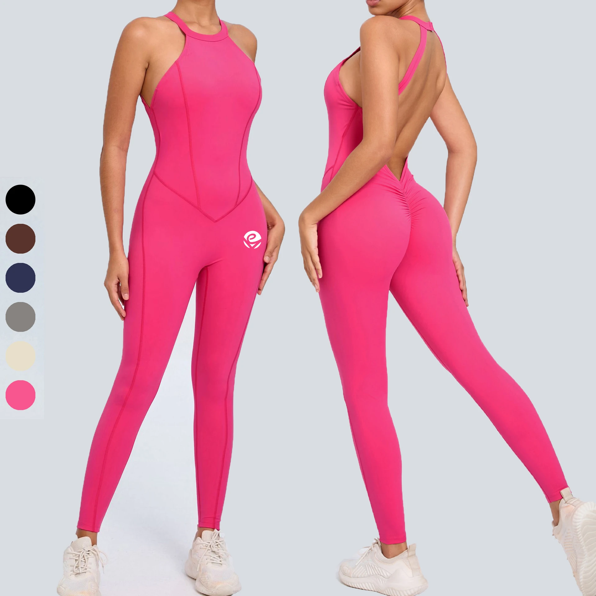 Alibaba Sportswear Jumpsuit OEM Yoga Jumpsuit One Pieces Women