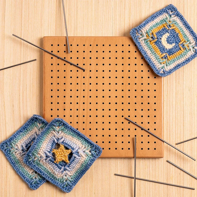 WDF Factory Wholesale Bamboo Blocking Board Handcrafted Knitting Bamboo Board Crochet Blocking Board for knit details