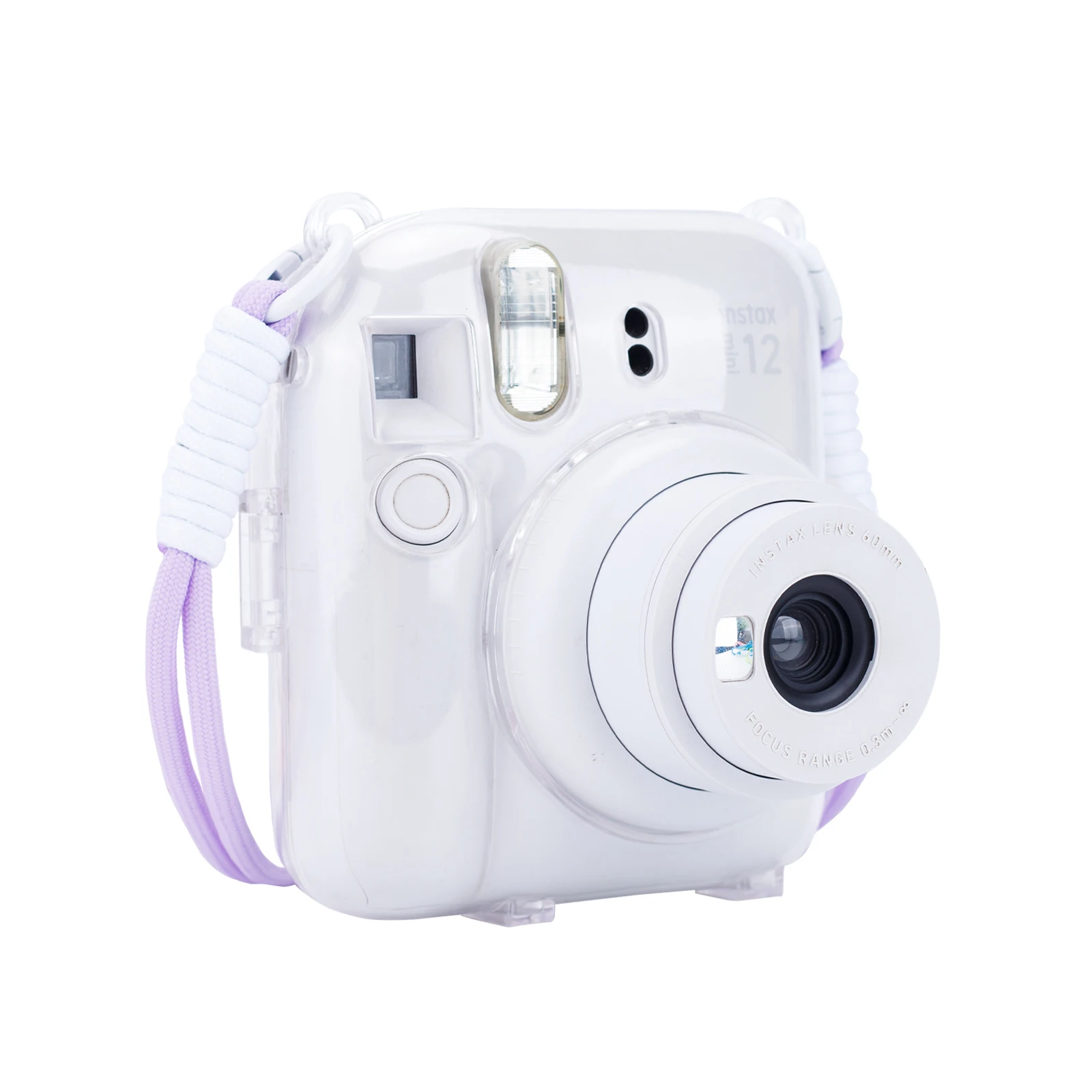 Защитный Прозрачный чехол для Fujifilm Instax Mini, 12 цветная плетеная веревка для мгновенной камеры с кристаллами, Жесткий Чехол