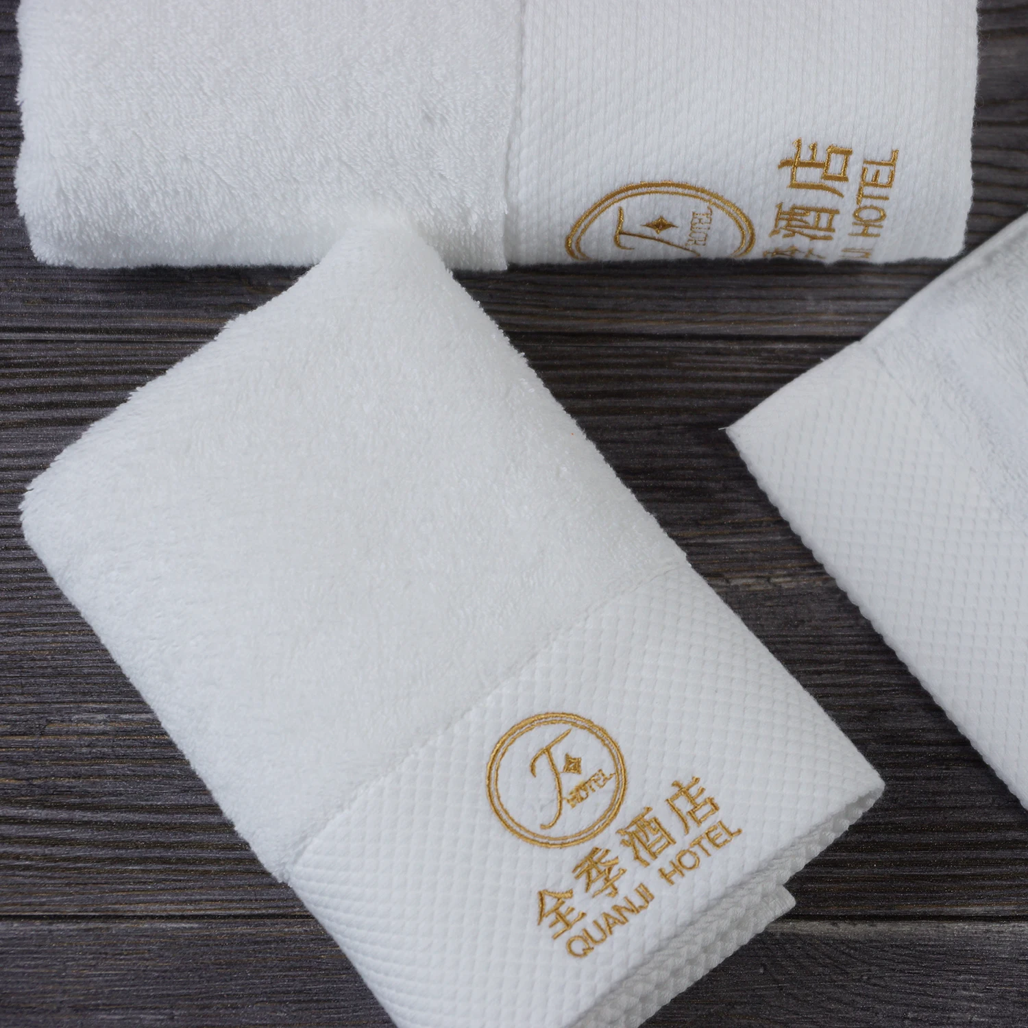 Luxury Embroidery Face Towels 100 Cotton Customised Personalized Face