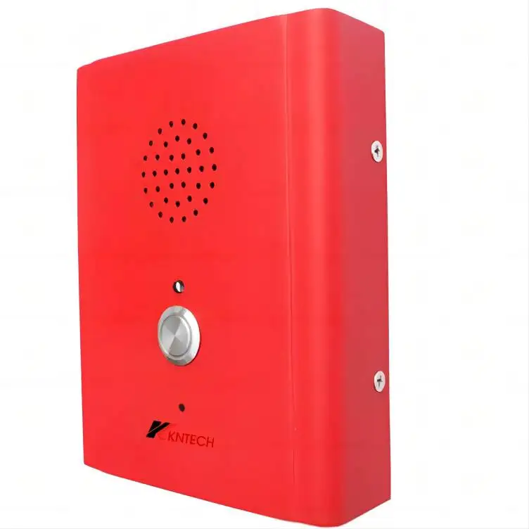 KNTECH KNZD-13 Analog Waterproof Intercom Corded Telephone SOS Emerncy Telephone Hotline 1-Button Elevator Handsfree Phone