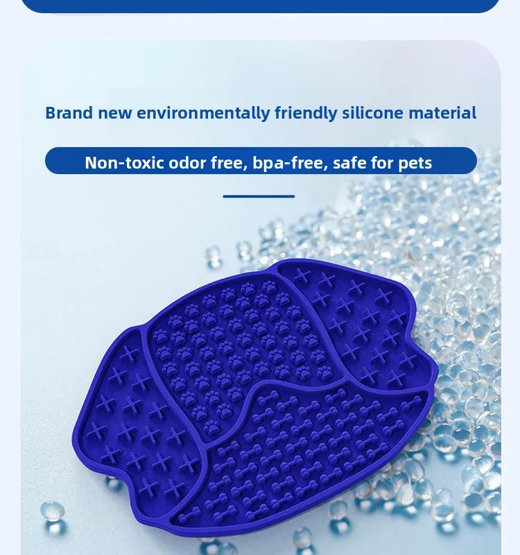 Dog Slow Food Bowl Pet Licking Mat & Silicone Toy for Puppy Cat Feeders Premium Quality Pet Bowls & Food Plate supplier