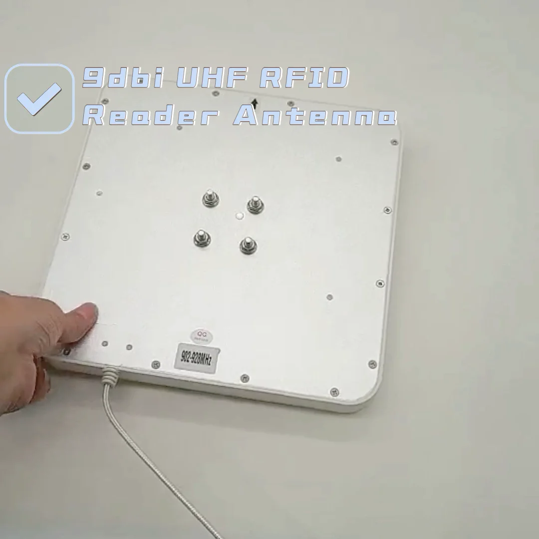 Waterproof 9dbi Uhf Rfid Circular Polarization External Antenna Work