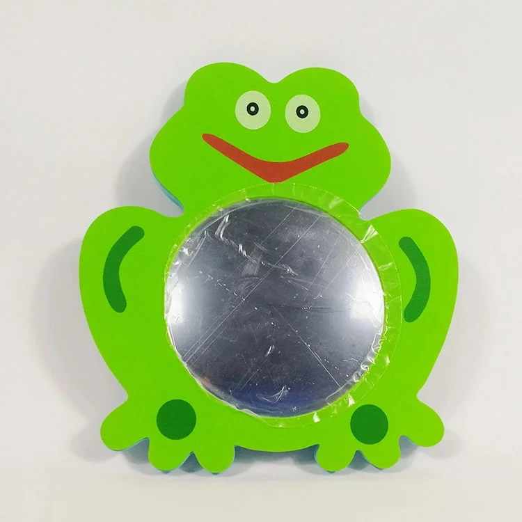 Cheap Magnetic + hot selling Eco-friendly,Non-toxic Cosmetic Mirror shape eva bath toy
