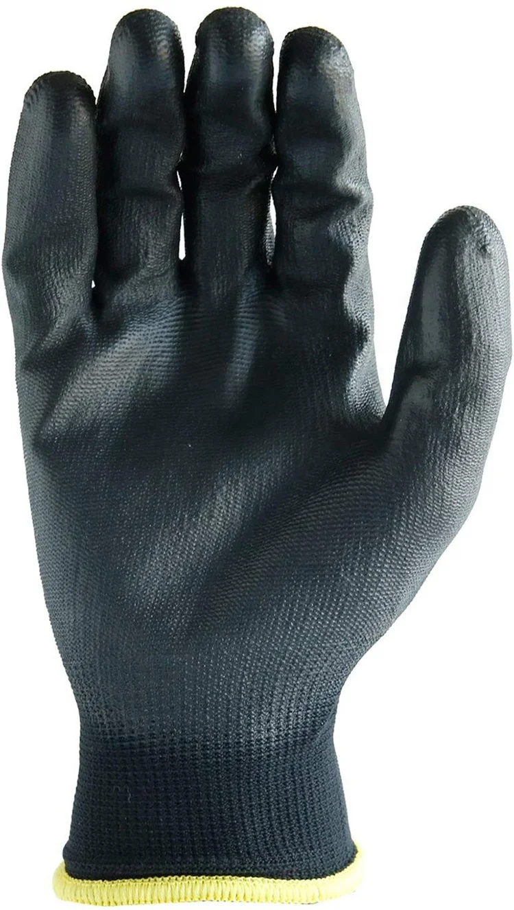 Ce En388 13 Ge вязаные перчатки с полиуретановым покрытием Антистатические Рабочие Перчатки