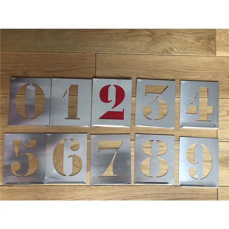 Metal Stencil Template Engraving Stencils for Fabric Painting Metal Stencil