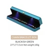 Chain Bracelet Box Blackish Green