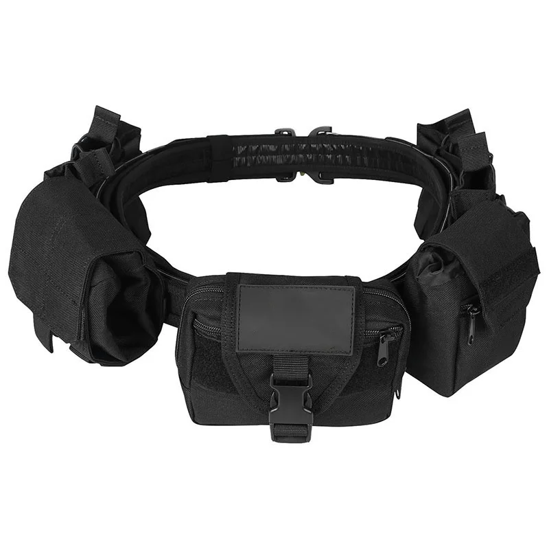 Wholesale Premium Durable Tactical Sport Enthusiasts Belt with Pouches High Density Security Duty Equipment Duty Belts