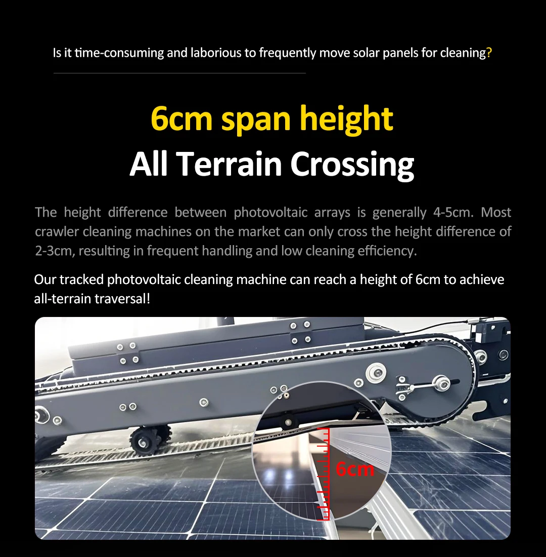 Remote Solar Panel Cleaning Robot Machine for Solar Energy System ...