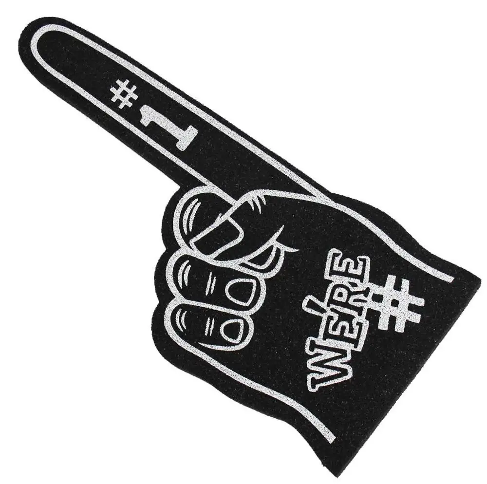 Мы номер 1, цвет пальца команды болельщиков, пенопластовый ручной помпон для спорта