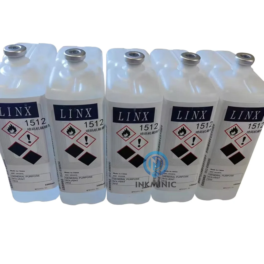 Original 500ml Alternative FAC1512 Solvent FAC1505 Black Ink FAC 1240 1010 With Tag RFID Chip for Linx 8800 8900 Series Printer