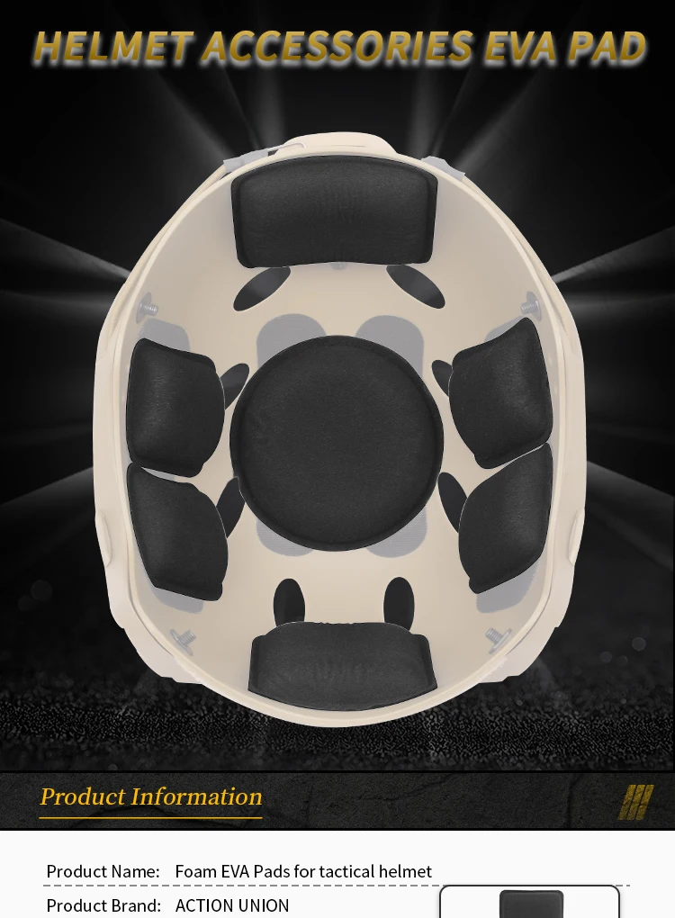 Actionunion Universal Helmet Inner Lining Padding Eva Memory Foam