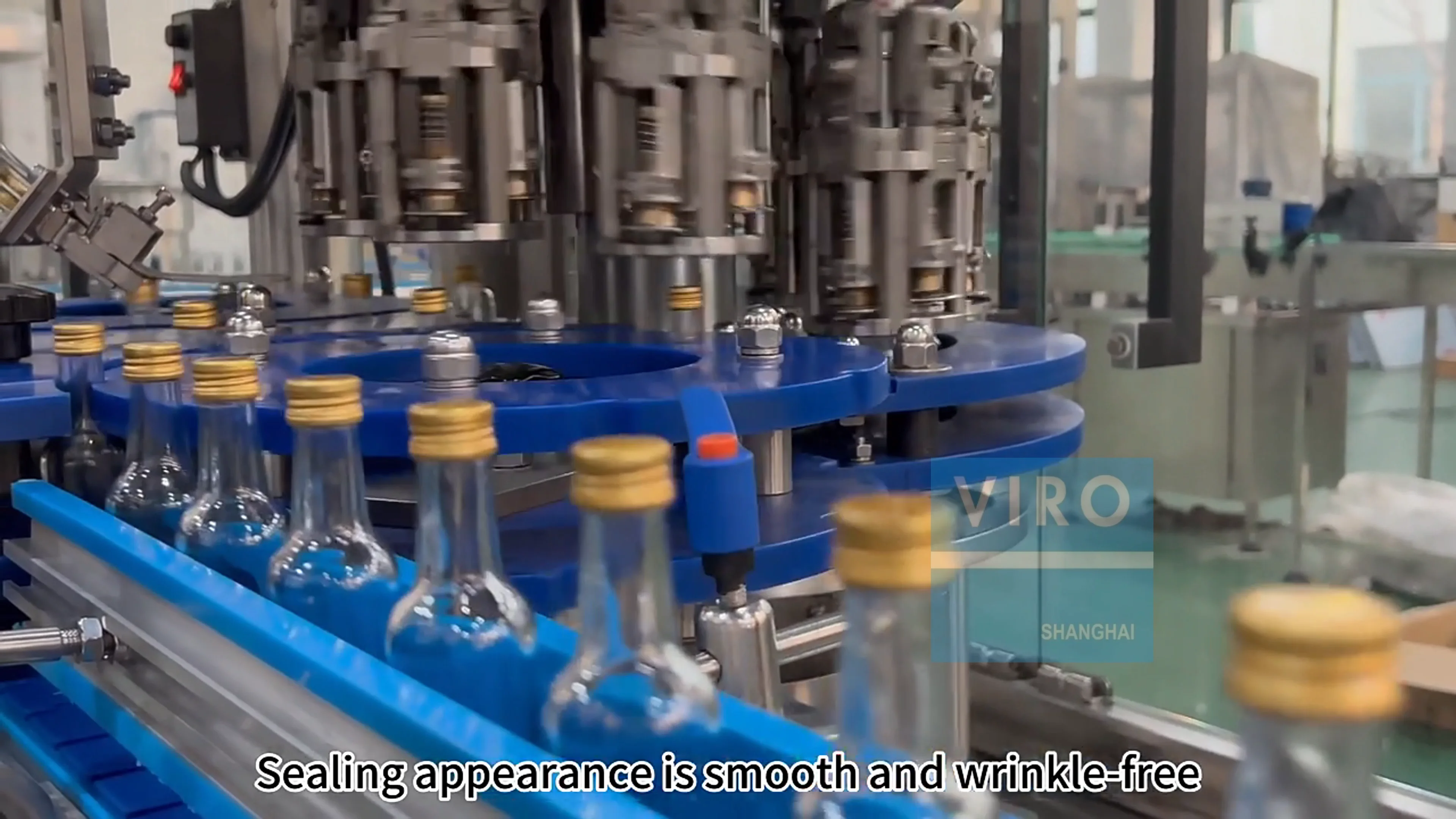 Screw Capping Machine Ropp High Speed Glass Bottle Ropp Cap Sealing Capping Machine For Wine ...