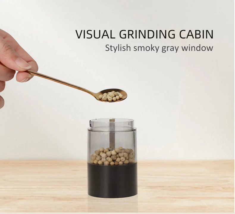2024 Kitchen Electronics Essentials Electric Salt and Pepper Mills USB Rechargeable Grinder
