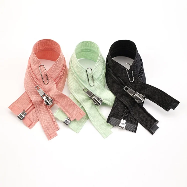 Wholesale Factory Price Custom Nylon Instant Locking Zipper Open End Cheap Nylon Zippers Yiwu Kee Kcc Hkk 5 #5 Nylon Zipper