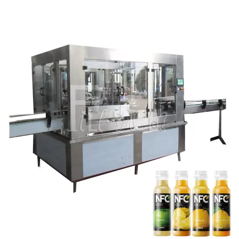 3 In 1 6000bph Washing Filling Capping Juice Filling Machine / Line ...