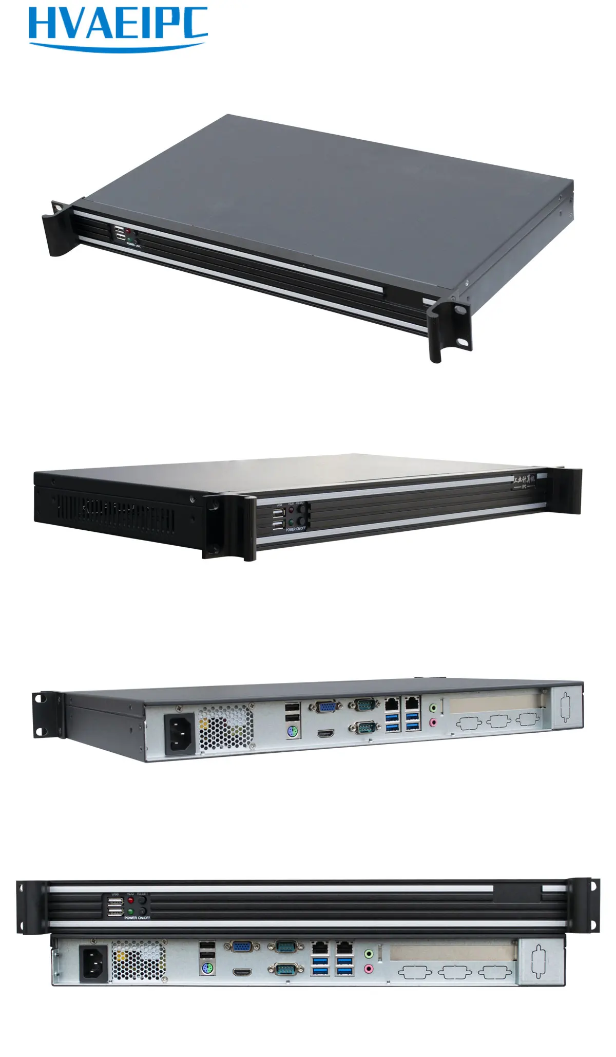1u Rack Camera HVAEIPC Vision 1U Rackmount Industrial PC | Intel I211 6 Gigabit LAN ...