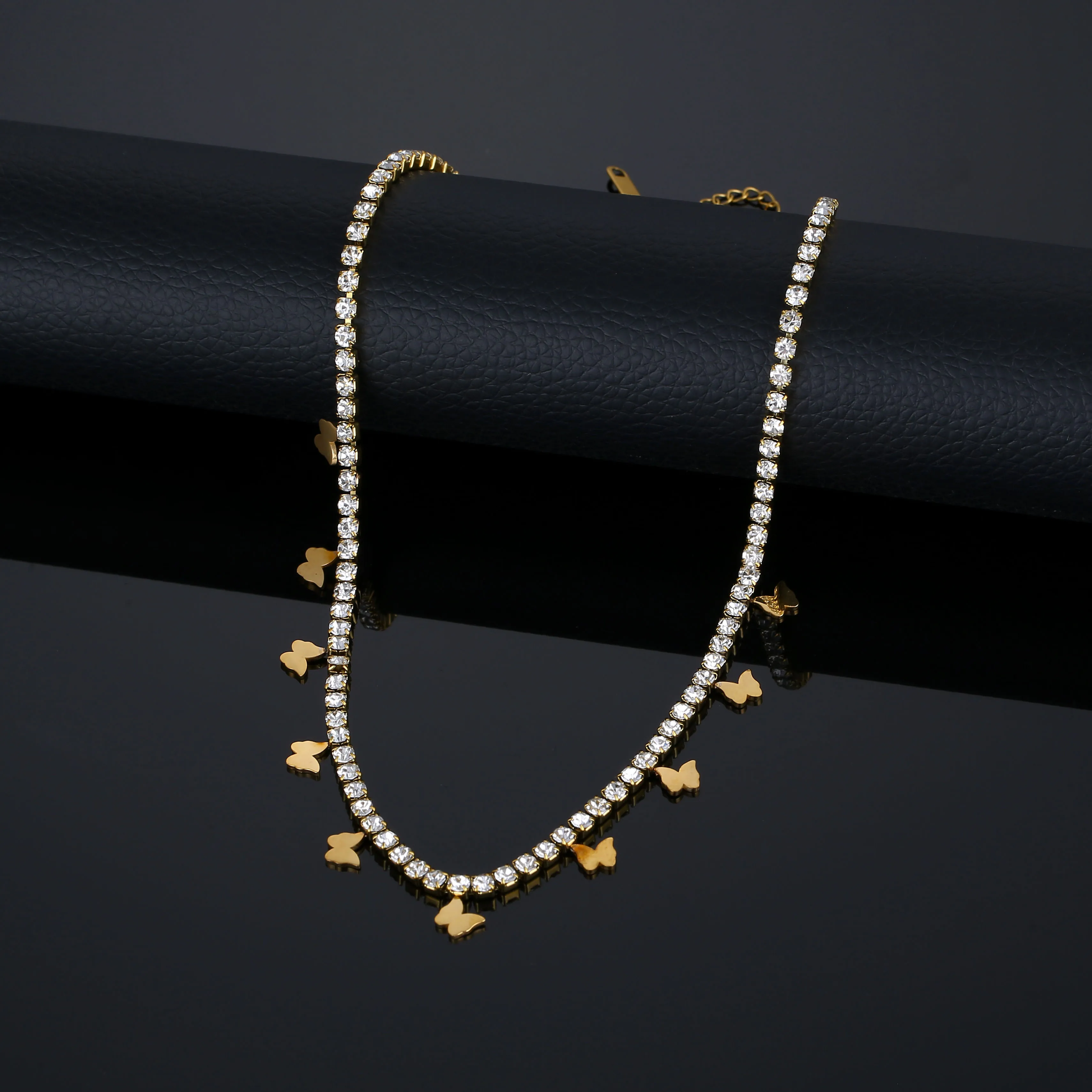 Fine Jewelry Necklace Iced Out Moissanite Tennis Chain Custom