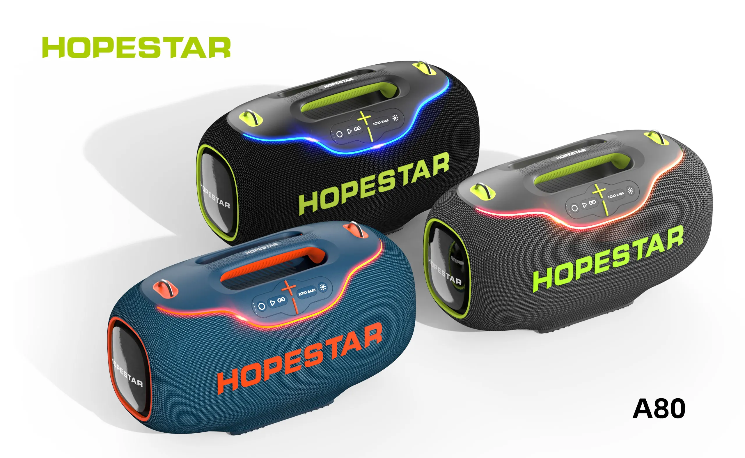 Hopestar A80 Portable Wireless Party Speaker 350W RGB Subwoofer
