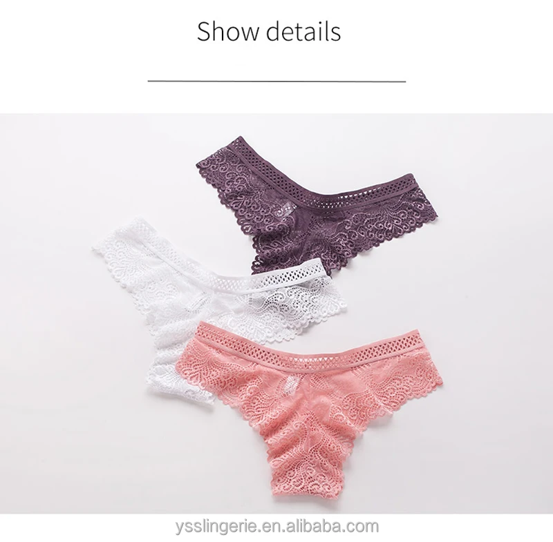 Women Sexy Lace Panties Low-waist Underwear