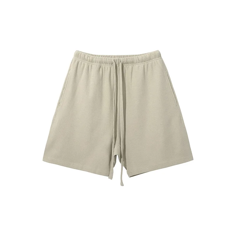 Velkoobchodní výrobce pánských ležérních kraťasů s vaflovým pletením, jednobarevných, s potiskem na zakázku, pro muže 278_voghion.com