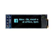 0.91 inch OLED Display Module, OLED Display 0.91 inch 128x32 (COG+PCB)