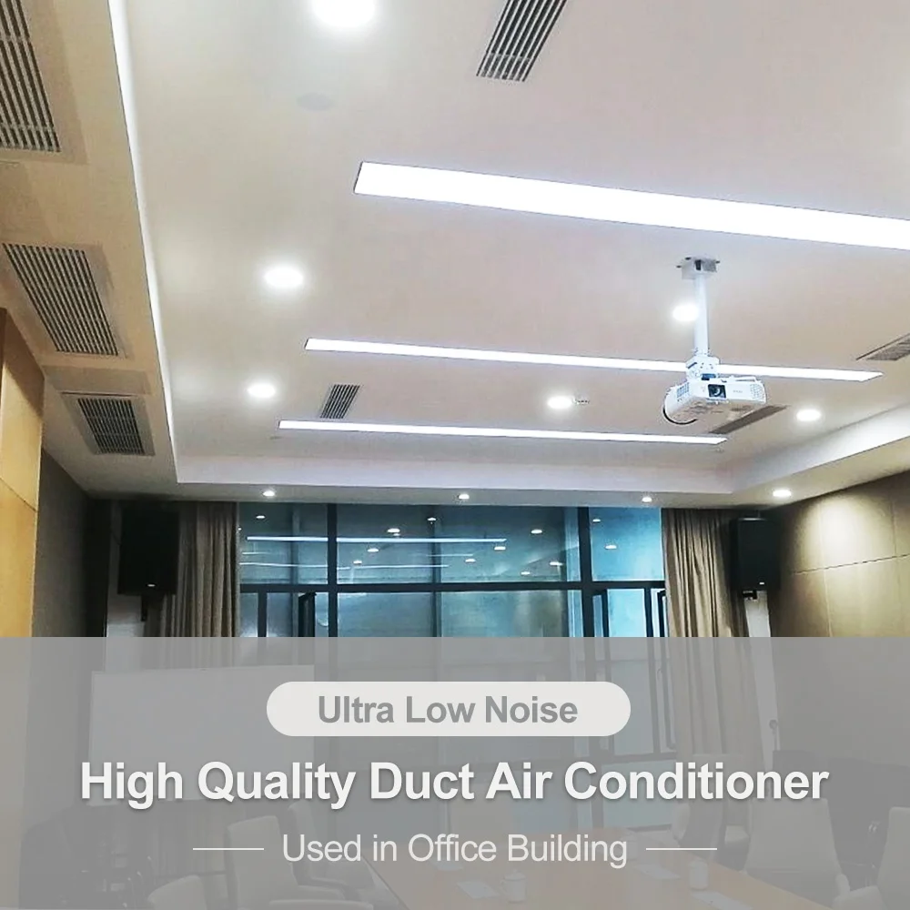 Gree Duct Air Conditioner Concealed Slim Cooling Heating Indoor Unit for Hotel Household Commercial FCU Unit