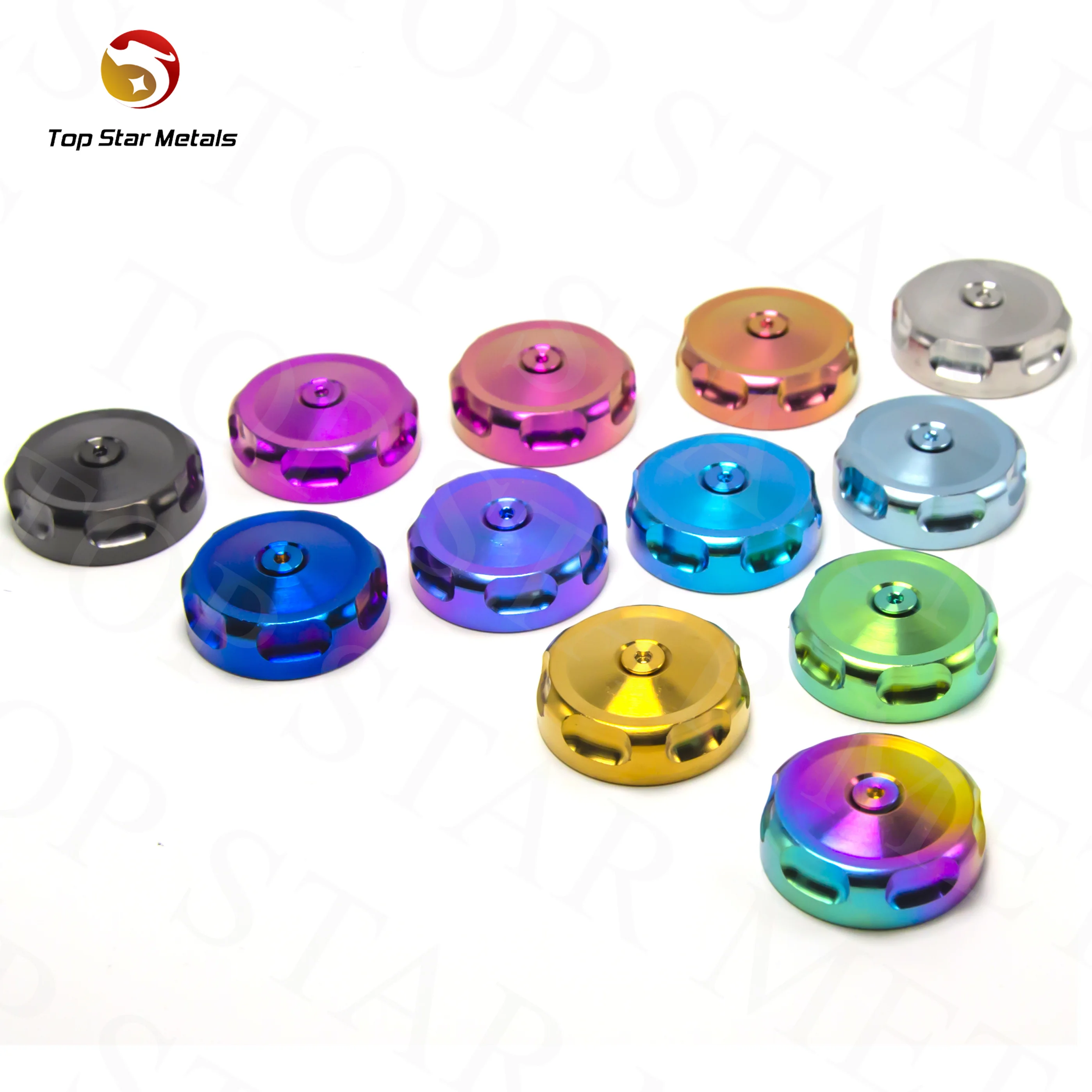 TITST GR5 M3X8 Countersunk CNC Motorcycle Adjust Front Rear Nut Motorcycle Front Shock Absorbers Suspensions Cover Nut Screw