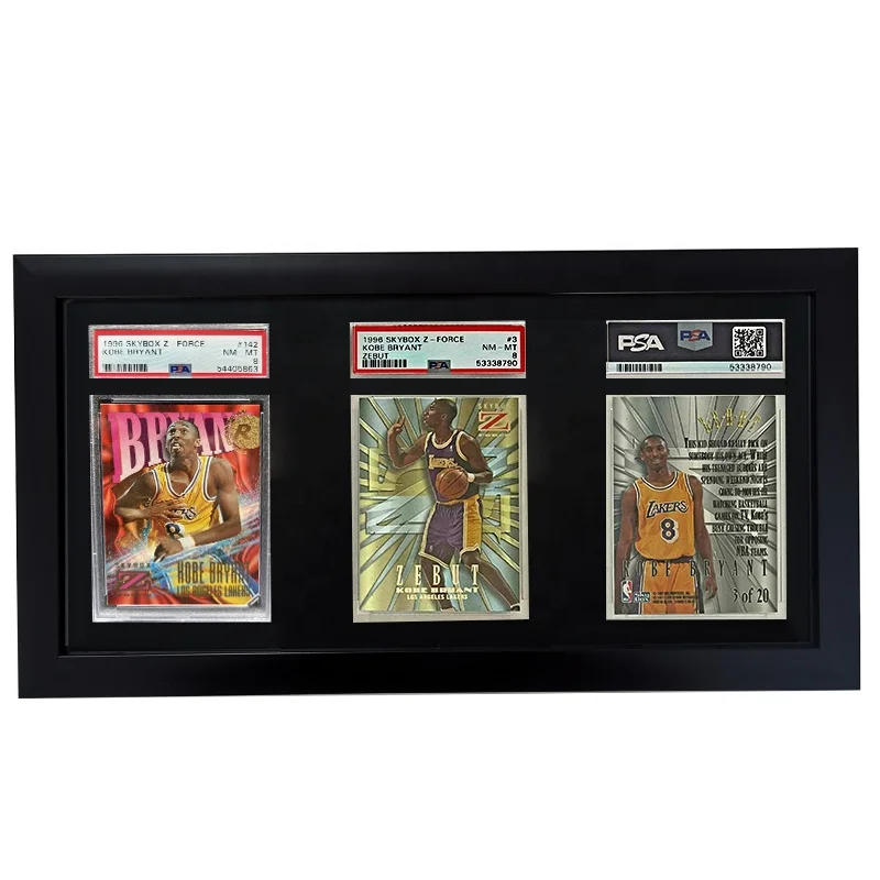 graded card picture frame Sports Card Frame for a PSA Graded Card with an 8 x 10 Horizontal Phot main image 1