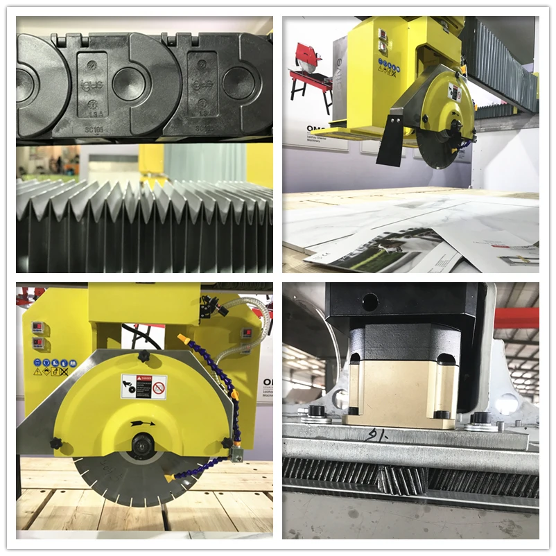 Quartz Marble Countertop Cutting Bridge Saw Machine CNC 5 Axis Granite Spare Parts Provided Online Support Engine MOTOR Farms