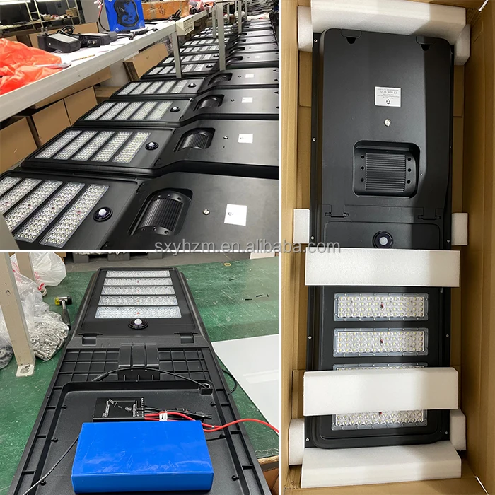 Yahua Patented Black Solar Powered LED Street Light Intelligent Control 60w 80w 100w Energy Saving Street Light 6