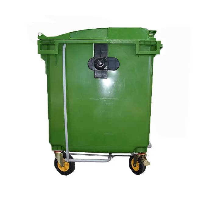Колесного ящики и аксессуары 660 л пластиковая мусорная корзина 660L мобильный Чана для мусора мусорный ящик