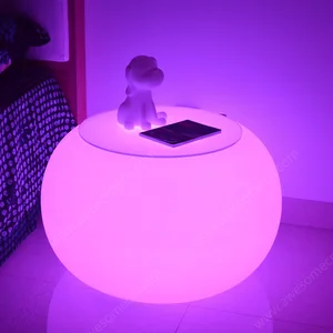 16 Color Change and Waterproof LED Table Outdoor Leisure Furniture for bar & Nightclub Patio Event bar Tables