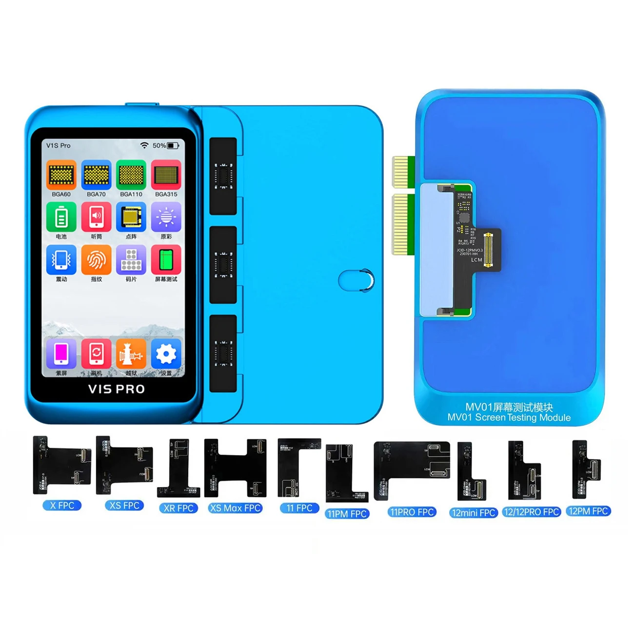 Jcid V1s Pro Mv01 Screen Testing Module For Iphone X 11 12 13 14 15pm