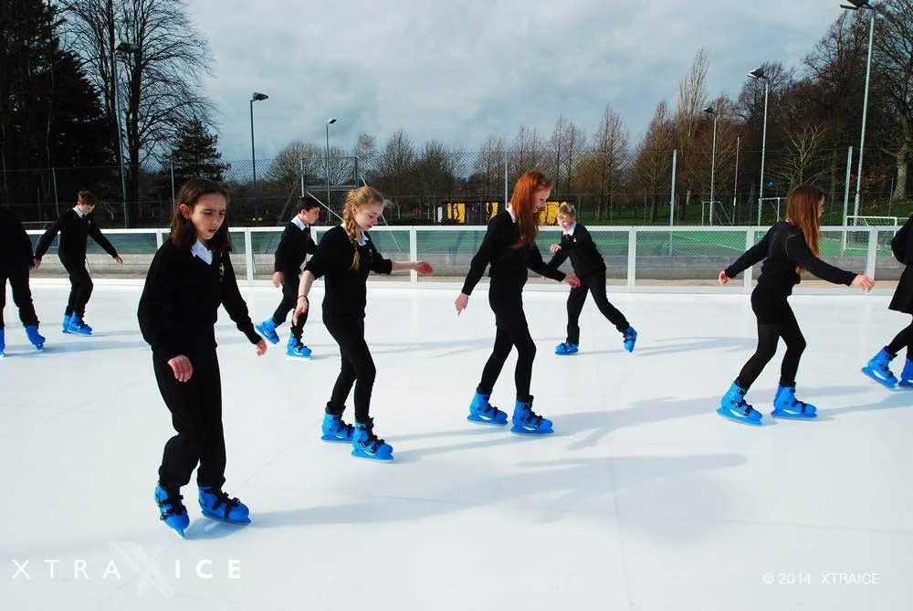 Synthetic Ice Ice Skating Rink Mats Skating Tiles Synthetic Ice Hockey