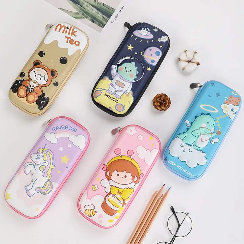 Kawaii Cartoon Cute Eva 3d Pencil Cases & Bags Custom Pen Case ...