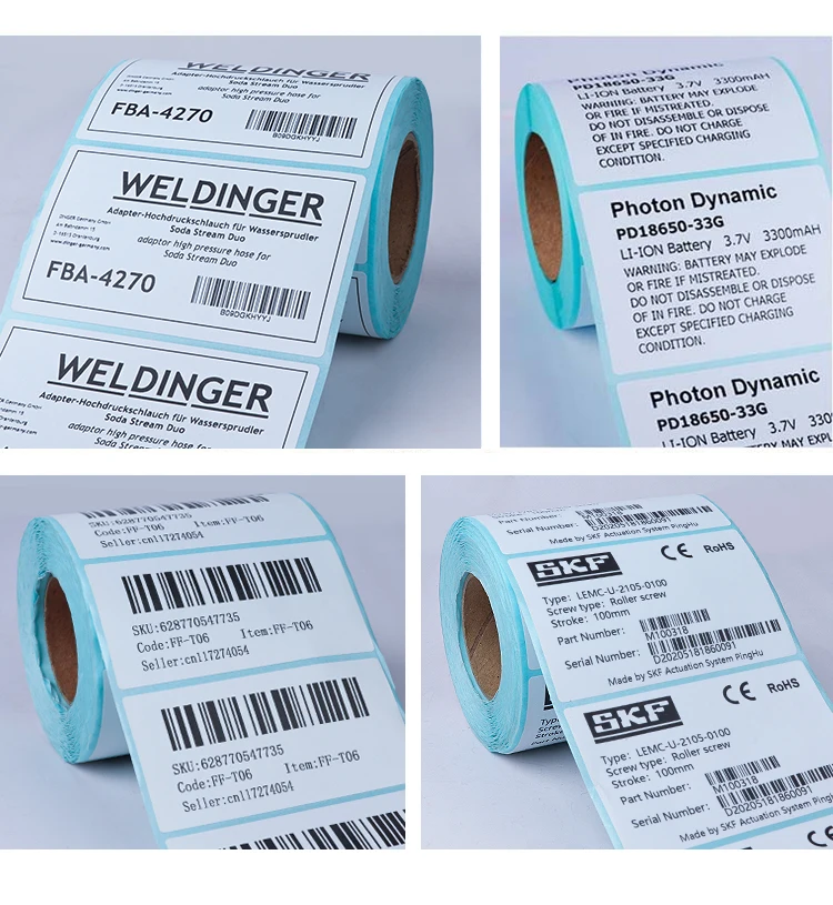 High Quality Dymo 4x1 Customized Waterproof Shipping Labels 8.5"x 5.5