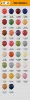 all colors are available for 5,10,12,18 and 36inch