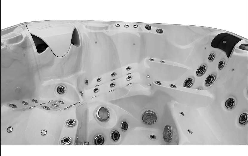5-Person Acrylic Hot Tub with 77 Total Jets and 3KW Heater for Ultimate Relaxation