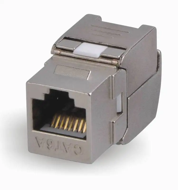 
Гнездо Keystone Jack RJ45 CAT6a FTP без инструментов 