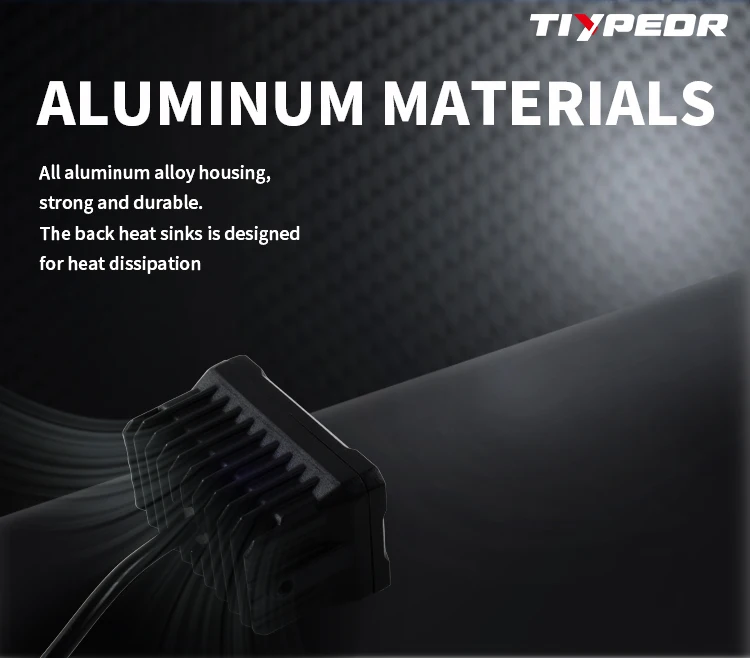 product tiypeor motorcycle car spotlight headlight auxiliary led work light combo beam driving lamp for off road tractor truck fog light-5