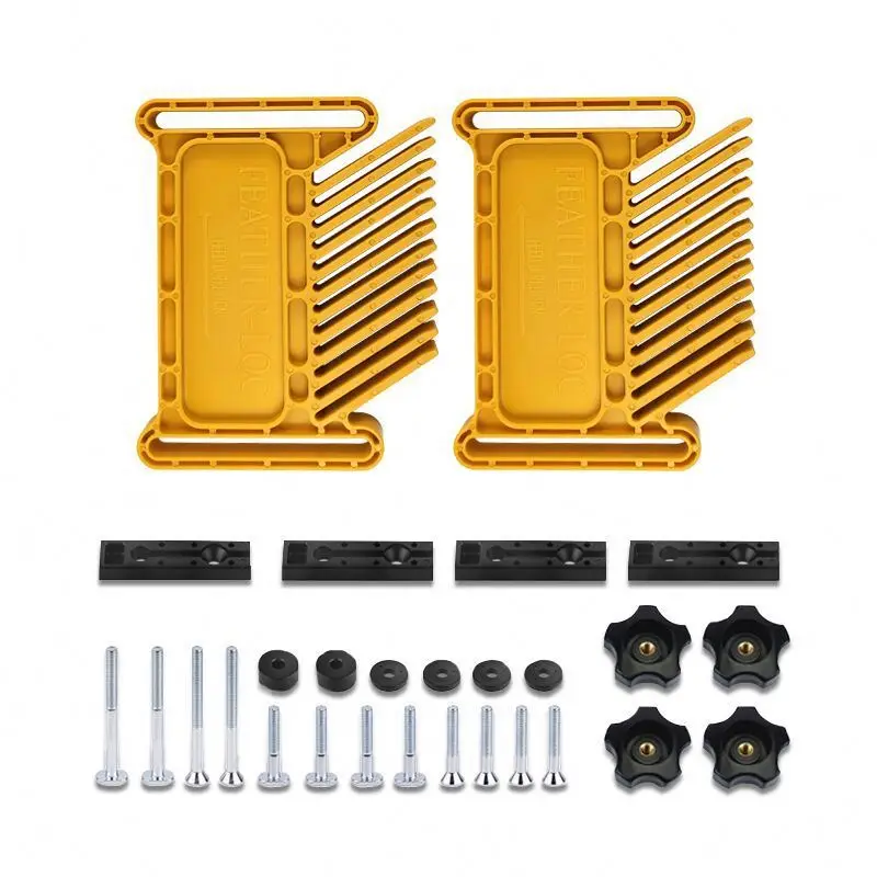 TEBAK W-50 2pcs Woodworking Gauge Tools Boards for Router Table Saw and Cutting Auxiliary Tools