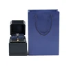 Blue paper bag