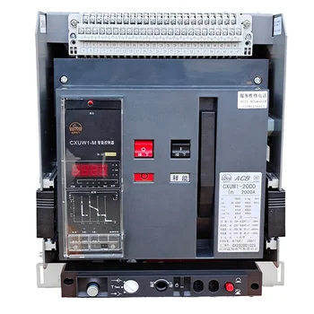 DW45 intelligent general electric circuit breaker ACB drawer out / fixed type of low voltage 6300a air circuit breaker types