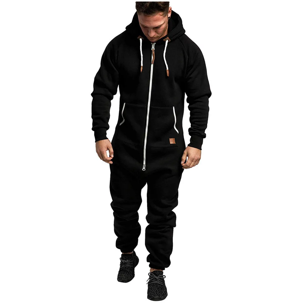 Hot Sale Custom Logo Training Wear Mens Casual Tracksuit Romper