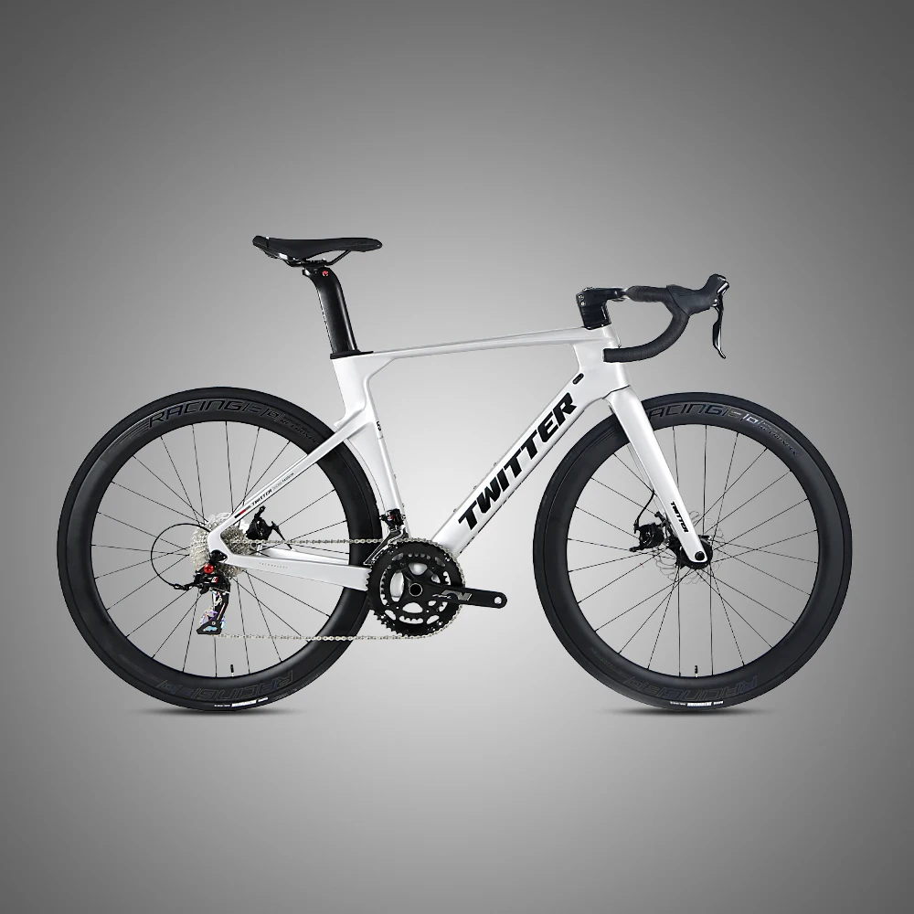 Carbon Fiber 24 Speed Road Bike with Disc Brake & EPS Technology