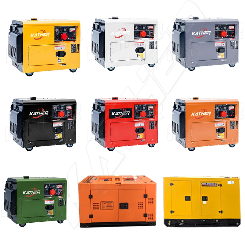 6kva 8kva Diesel Generator Silent Portable Power Generator Diesel 8kw Factory Direct Sale 8000kw Silent Diesel Generator 6kw