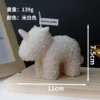 White unicorn candle