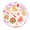Assiettes en carton 9 pouces * 8 pièces