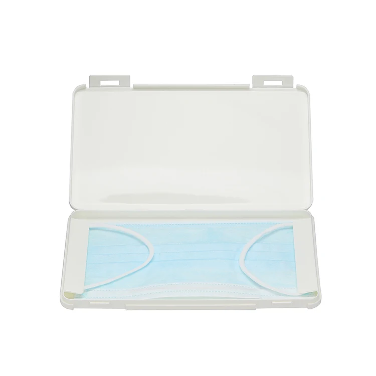 Portable Plastic Mask Storage Box for Mask Eyes Mask  Custom Rectangle Sundries Organizer Easy to Carry
